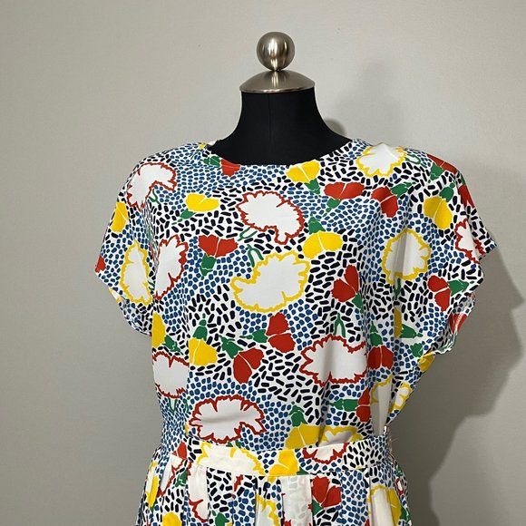 80s handmade maximalist skirt set - Picture 1 of 13